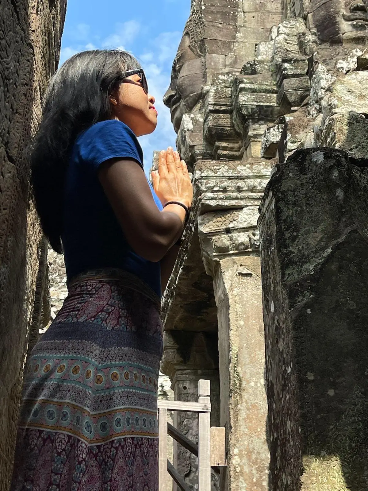 Daravy at Angkor Wat, Cambodia