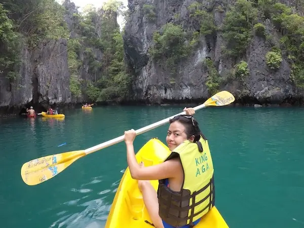 kayaking small lagoon, el nido