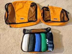 packing cubes